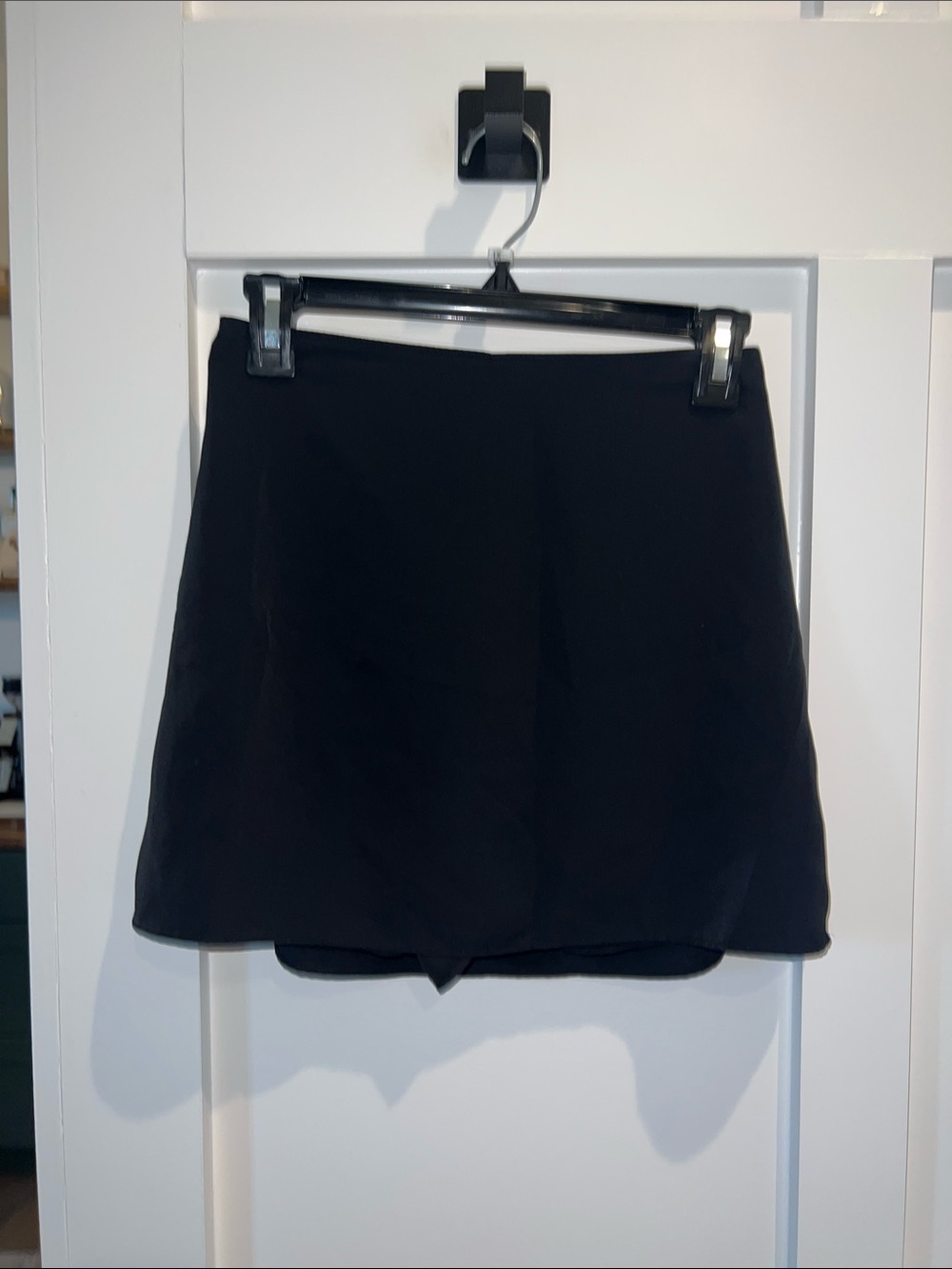 Abercrombie & Fitch Black Zipper-Closure Skort - Size XS